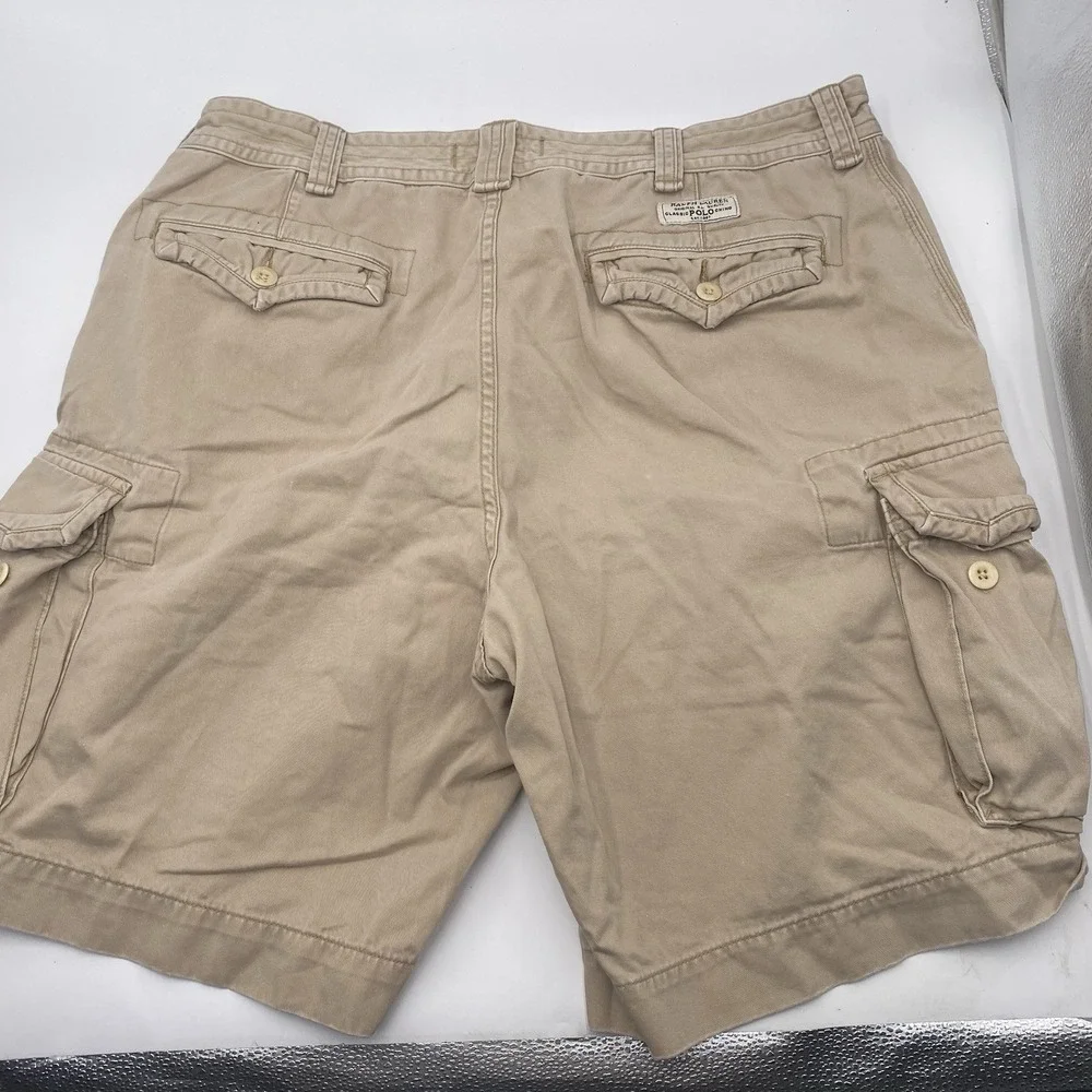 Vintage Ralph Lauren Polo Y2K Cargo Baggy Khaki Mens Size 40 VGC‎